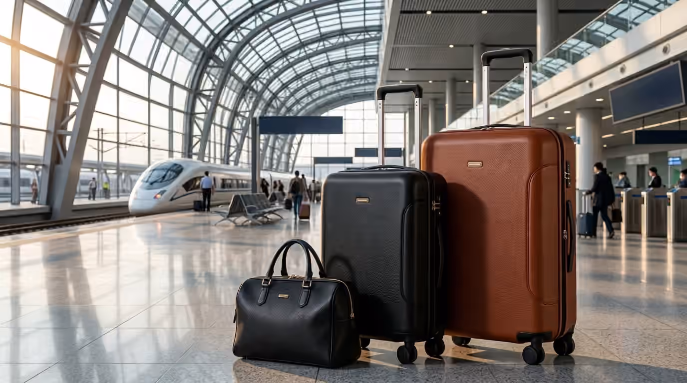 The-design-illustration-of-a-travel-bag-made-of-synthetic-leather